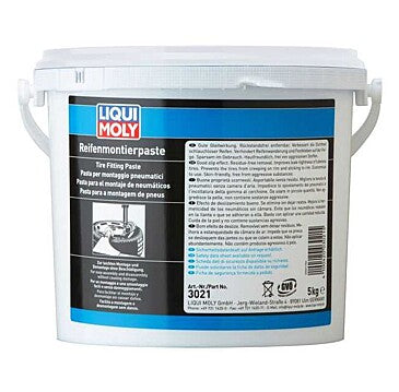 Renkaiden asennustahna valkoinen 5 kg