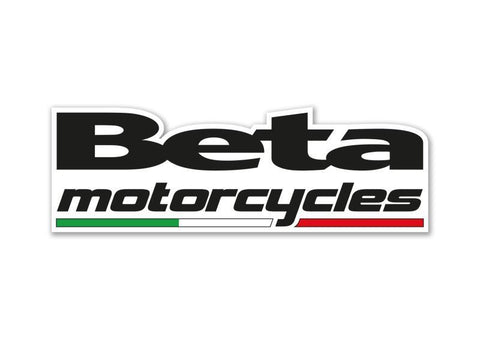 BETA Motorcycles -pakettiauton tarra 96 × 23 cm